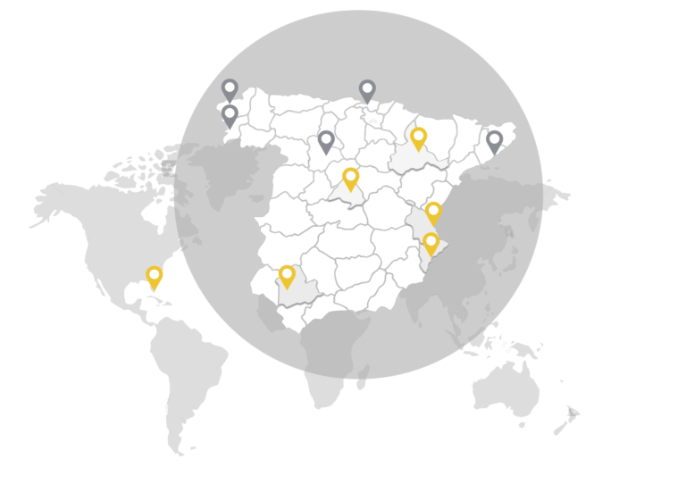 Contacto - Mapa centros CEFAYR y centros colaboradores